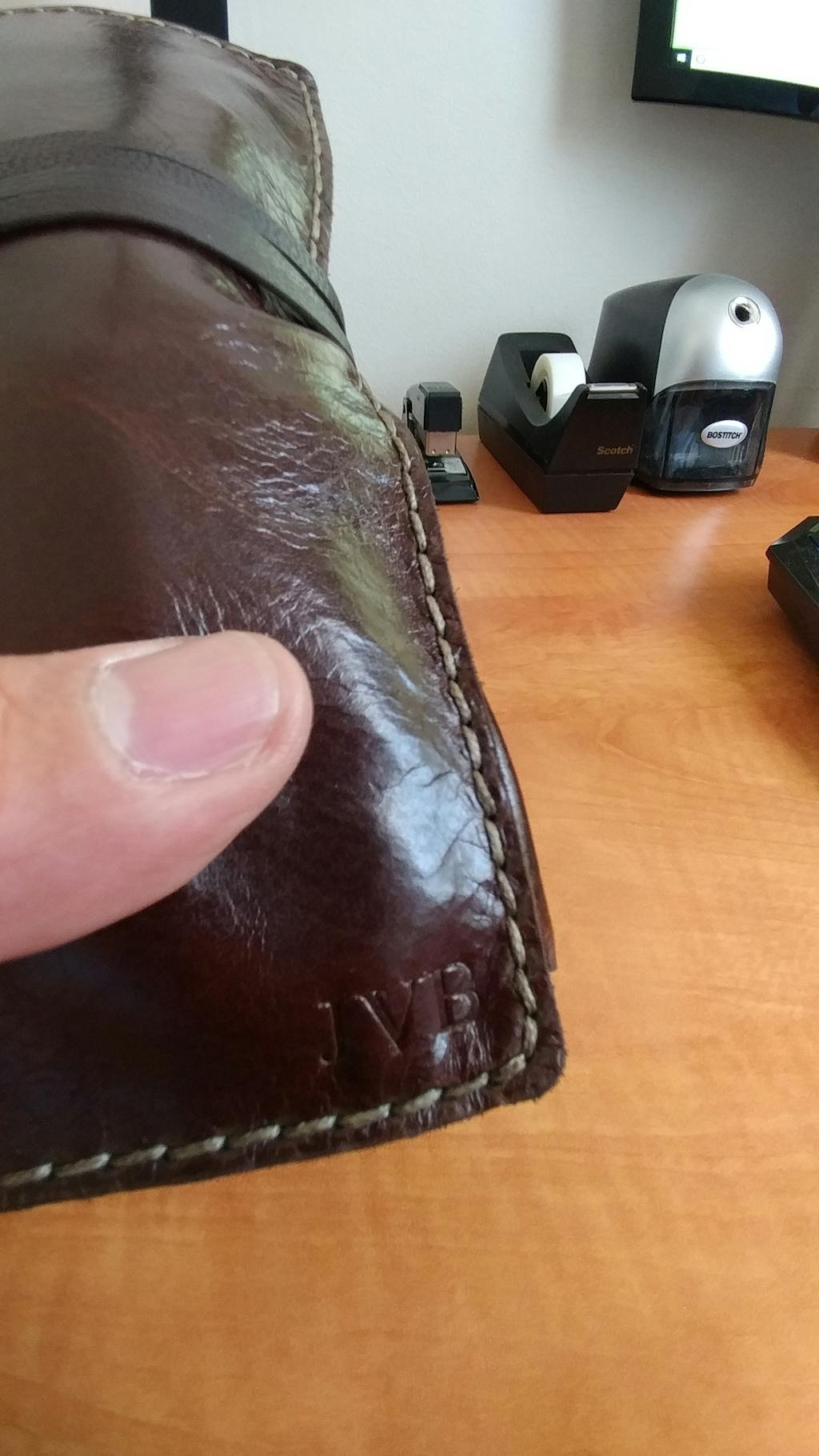 Personalized Leather Pipe Pouch/Pipe Roll Brown Galen Leather